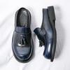 Fashion New Men's Black Blue Tassels Half Slippers Driving Shoes Male Casual Mules Moccasins Breathable Loafers Zapatos Hombre