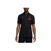 Logo Embroidered Design Breathable Comfortable Short Sleeve Polo Shirt Men Tops Black FV7770-011