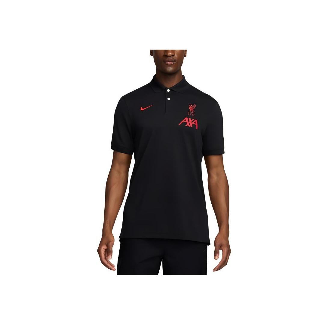 

Nike Logo Embroidered Design Breathable Comfortable Short Sleeve Polo Shirt Men tops Black FV7770-011 S