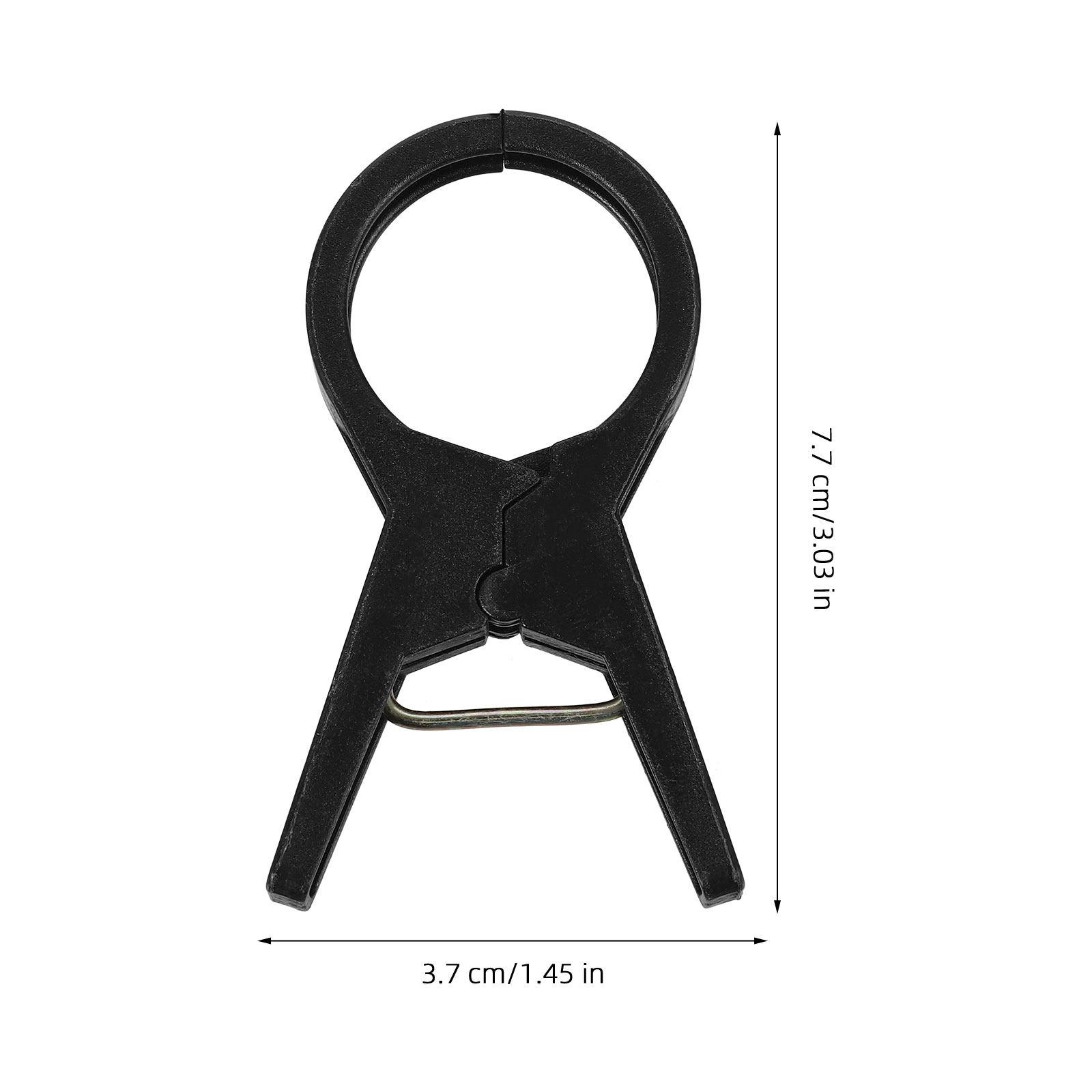 100Pcs Plastic Plant Support Clips Fixing Clips for Garden Tomato Vine Stem Climbing Plants Trellis Support Plant Clip чёрный
