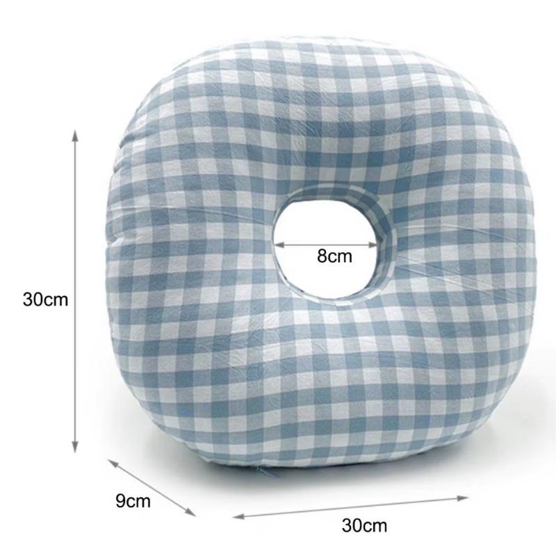 30x30cm Ear Piercing Pillow Ear Pain Relief  For Side Sleepers Donut Pillows With Ear Hole Pillow Protector Neck Head Support