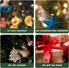 Christmas Tree Ball Ornaments Hanger String Xmas Tree Ball Ribbon Hook Ropes 20cm Tag Label Decoration String with Snaps Locking