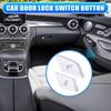 2-Piece Right-Hand Drive Door Lock Buttons for Mercedes W205, W447, W213