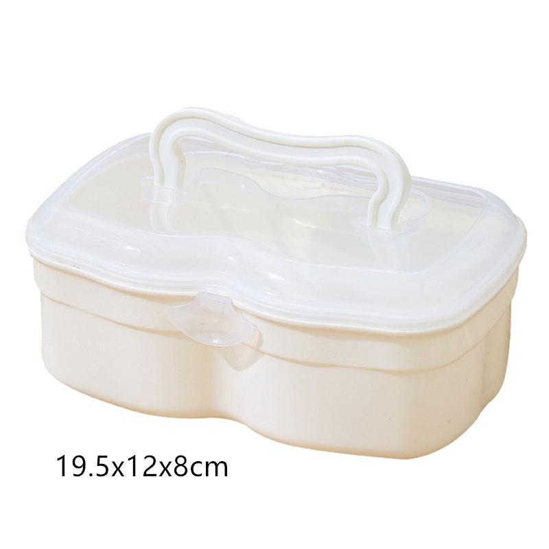 Mask Storage Box with Handle Household Dust-proof Sealed Large-Capacity Box Waterproof Dustproof Sundries Storage Box