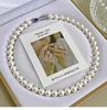 Windsor Sapphire Pearl Necklace: Women's Luxurious Osjka Pearl with Strong Luster