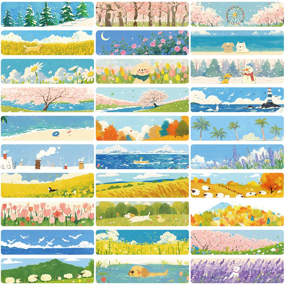 

30 шт. Закладка Счастливое время Подарки для ноутбука Телефон Креативный Багаж Ностальгический Телефон Скейтборд Украшение Карты Закладки