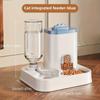 Automatic Pet Feeder Double Bowl for Cats and Dogs with Automatic Water and Food Refill
