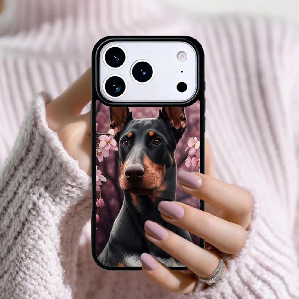 Dachshund Doberman Dog Phone Case For Apple iPhone 17 Air 16E 15 14 Plus 13 12 11 Pro Max Mini Funda Cover