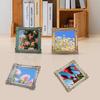 Photo Frame Nordic Style Embossment Handmade Photo Backdrop Resin INS Retro Mini Picture Display Stand Photography Prop