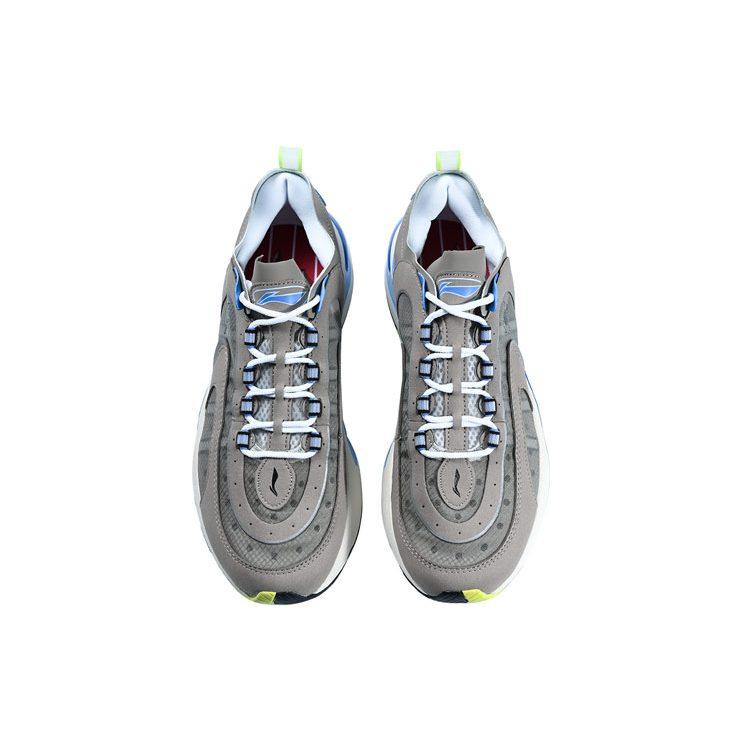 Li Ning V8 Low top Running Shoes Men's Gray Blue ARHP093-8