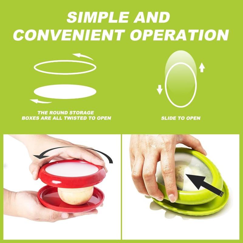 Portable Stackable Silicone Food Storage Container Set Fruit Veg Fresh Keeping Box Leak Proof For Fridge BPA Free Food Grade HD