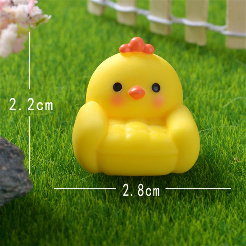 Resin Ornaments Exquisite Workmanship Hand-made Desktop Micro Landscape Animal Ornaments Smooth Durable Gift Sofa Decorations