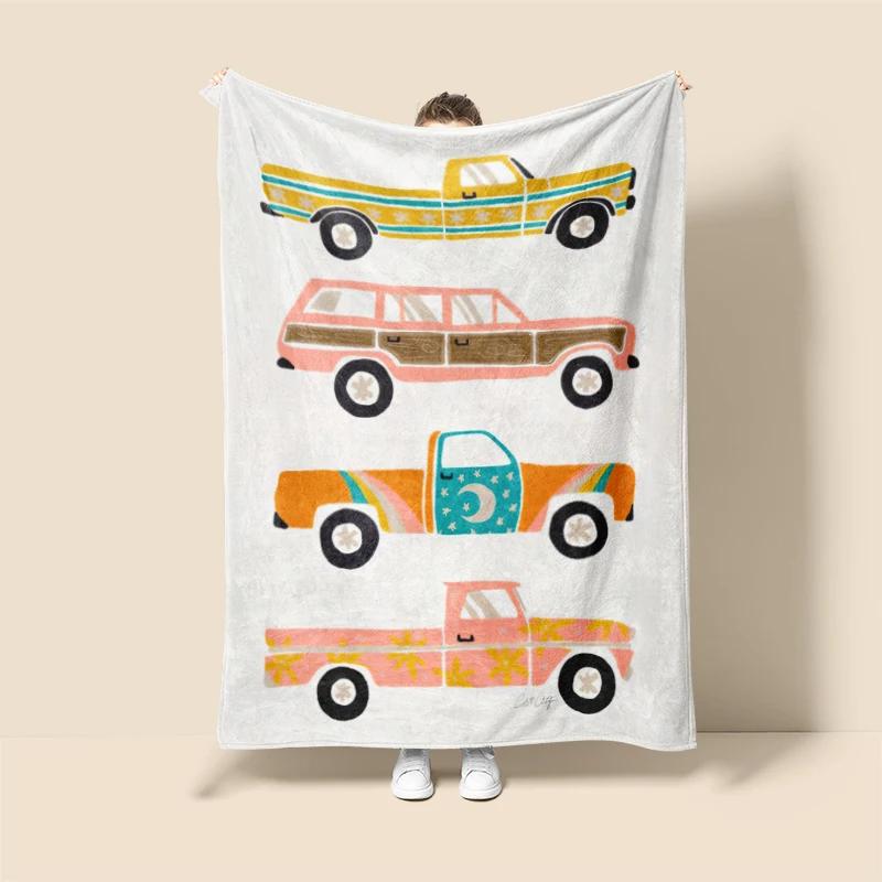 Home Decoration Plush Sofa Blanket Anime Animals Bedspread On the Bed Anime Fluffy Soft Blankets Thick Blanket for Winte