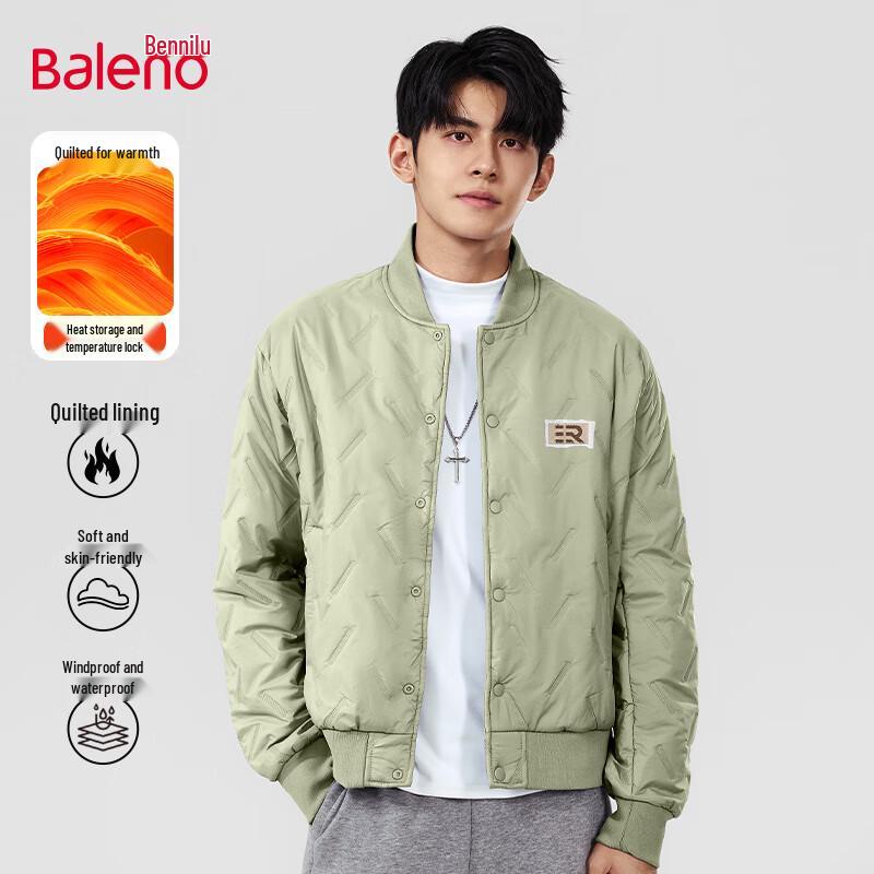 

Baleno Men s 2025 Baseball Collar Padded Jacket 2XL