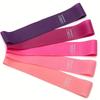 5 PC Gradient Resistance Strap Silicone Stretch Strap Fitness Arm Up Squat Stretch Strap Yoga Pull Strap