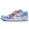 Air Jordan 1 Low Top Vintage Basketball Shoes Women's Carolina Blue AO9944-441(Team176-)