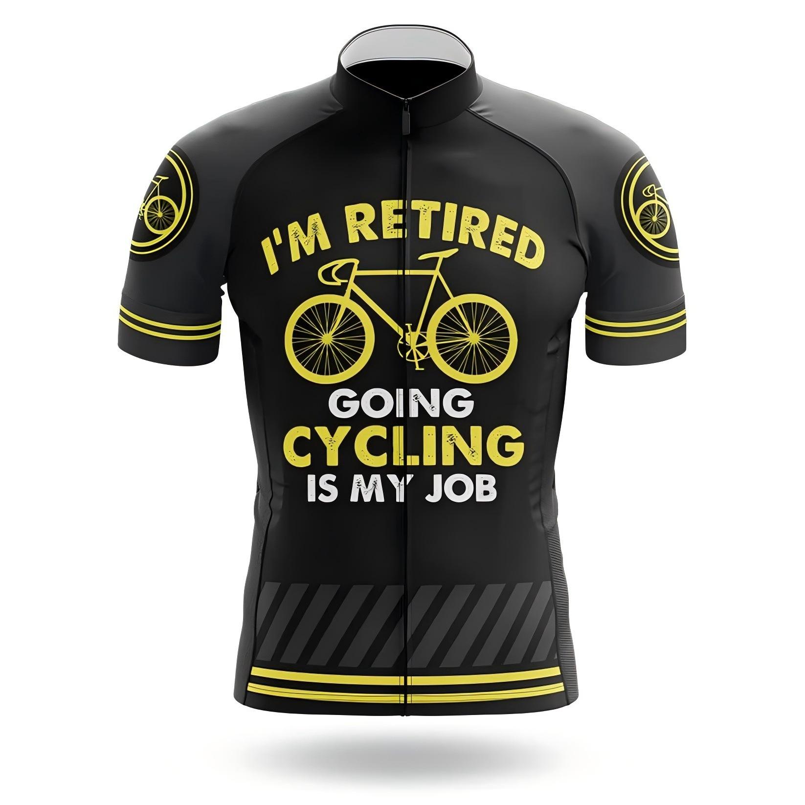Road bike short-sleeved cycling suit men s summer moisture-wicking bicycle riding top outdoor cycling equipment S