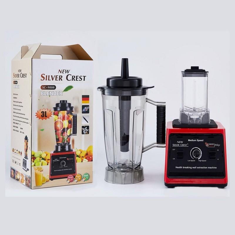 Double Cup Blender & Food Processor, 8000W, 3L Capacity, High-Speed, European Standard – Ideal for Baby Food & More