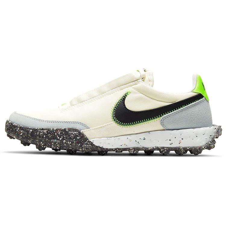 Nike Waffle Racer Crater Pale Ivory Electric Green Women's CT1983-102