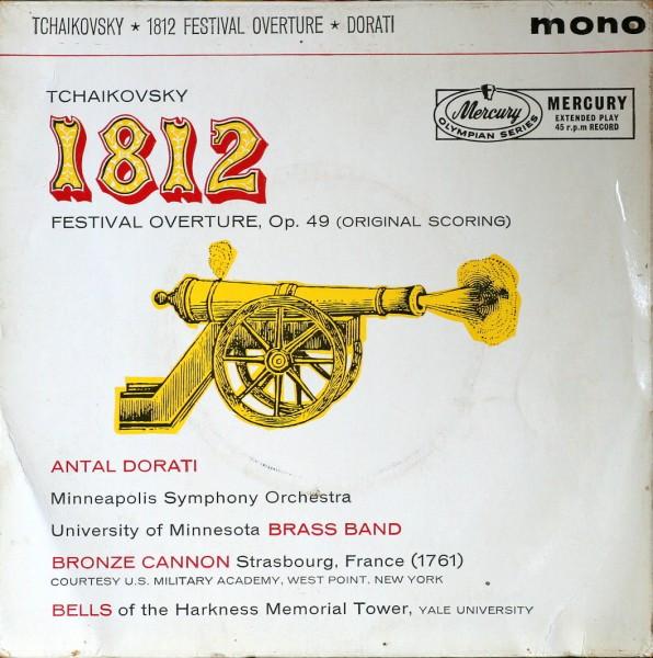 

7inch Record PYOTR ILYICH TCHAIKOVSKY ANTAL DO 1812 Festival Overture Op. 49 Ori XEP9092 Mercury 1960 UK Classical Used