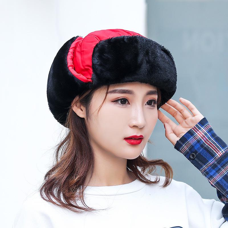 Unisex Winter Lei Feng Windproof Ear Protection Hat for Outdoor Cycling