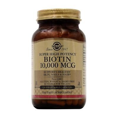 Υπερ Υψηλής Δύναμης Βιοτίνη 10000 mcg, 120 Φυτικές Κάψουλες