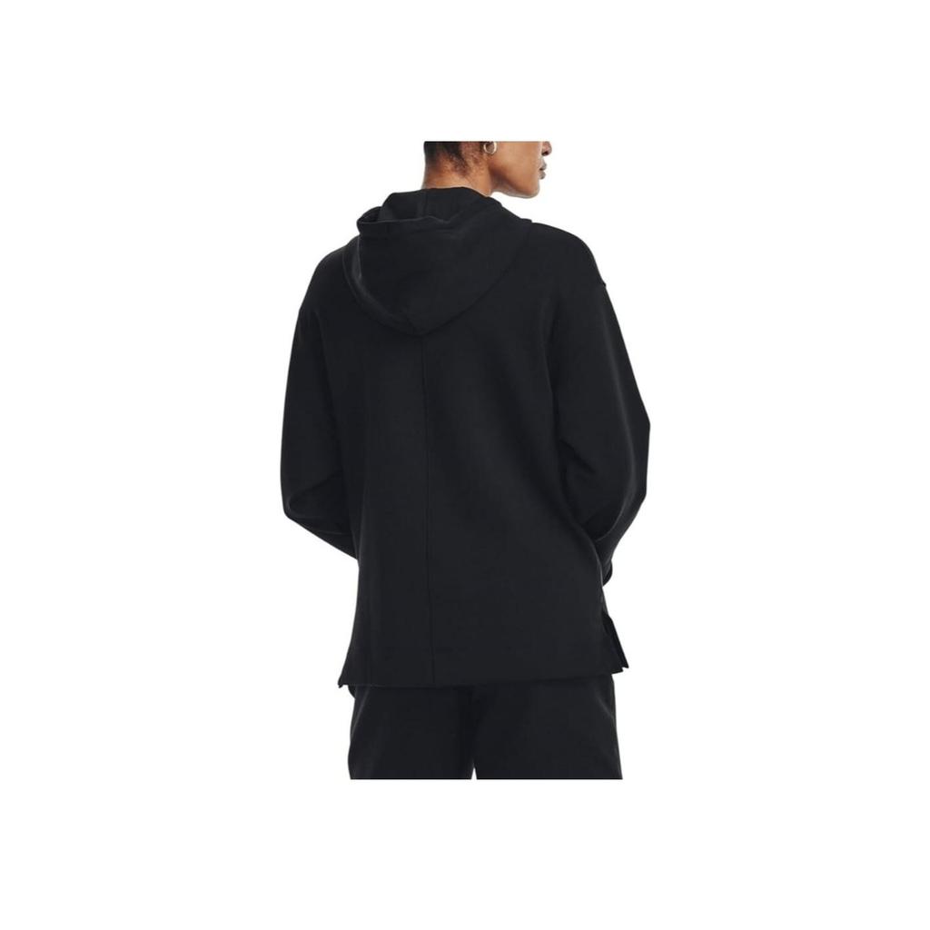 Under Armour Solid Color Hoodie With Drawstring Men Tops Black 1377173-001
