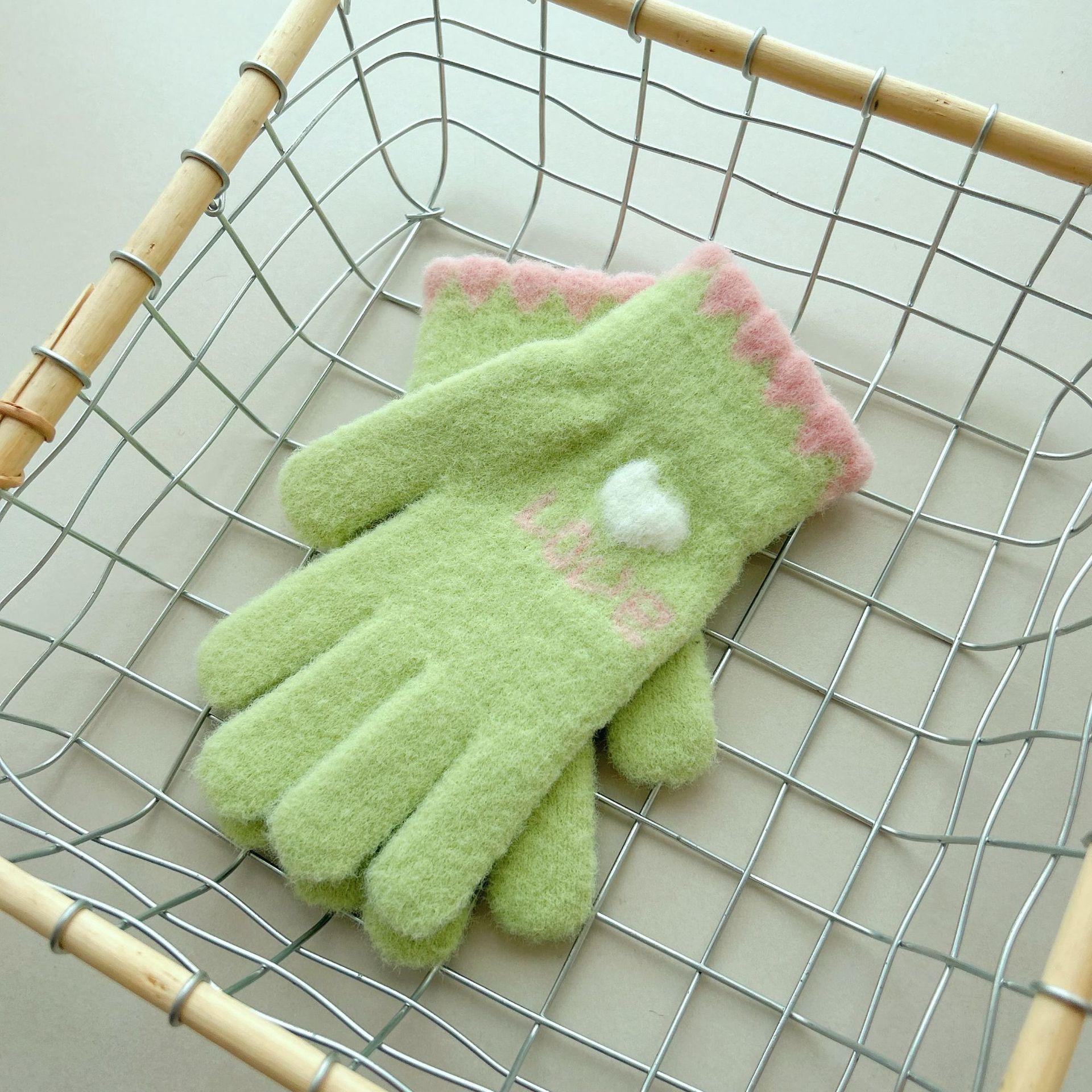 

Бархатные и Утепленные Теплые Вязаные Женские Велосипедные Перчатки Защита от Холода для Вождения Защита от Замерзания Зимние Хлопковые Перчатки с Сенсорным Экраном One size