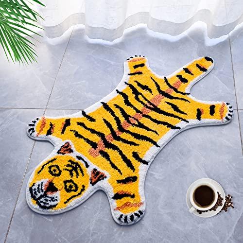 

Мультяшный ковер с тигром, украшение для дома, противоскользящий коврик, ковер для гостиной, спальни, прикроватный ковер 60 * 100cm