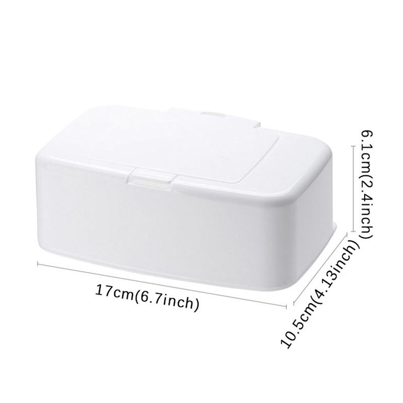 Wet Tissue Box Wipe Dispenser Portable Wipes Napkin Storage Box Holder Container Button type wet wipe box белый