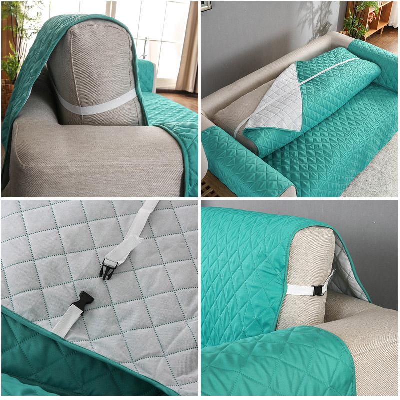 1/2/3 Seater Sofa Cover Anti-Slip Pet Dog Kids Sofas Mat for Living Room Anti-Dust Armchair Slipcovers Furniture Protector