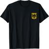 Badge Germany Flag Cool German Flags Deutsche Men Women T-Shirt