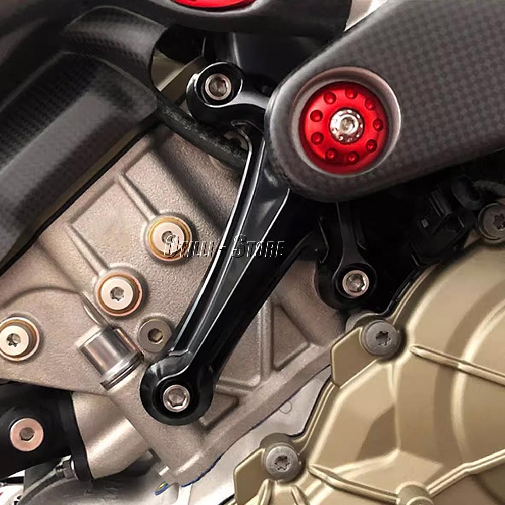 Motorcycle Accessories CNC Aluminum For Ducati Streetfighter V4 Panigale V4 S V4S New Engine Right Upper Bracket Parts
