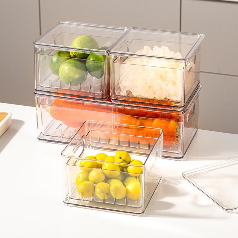 LISM Double-Layer Refrigerator Fresh-Keeping Drain Basket