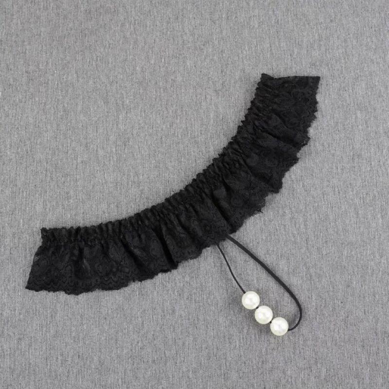 Sex Unterwäsche Sexy Slips Perlenmassage Transparenter String Tiefer Bund Spitze Verführung Damen T-Pants