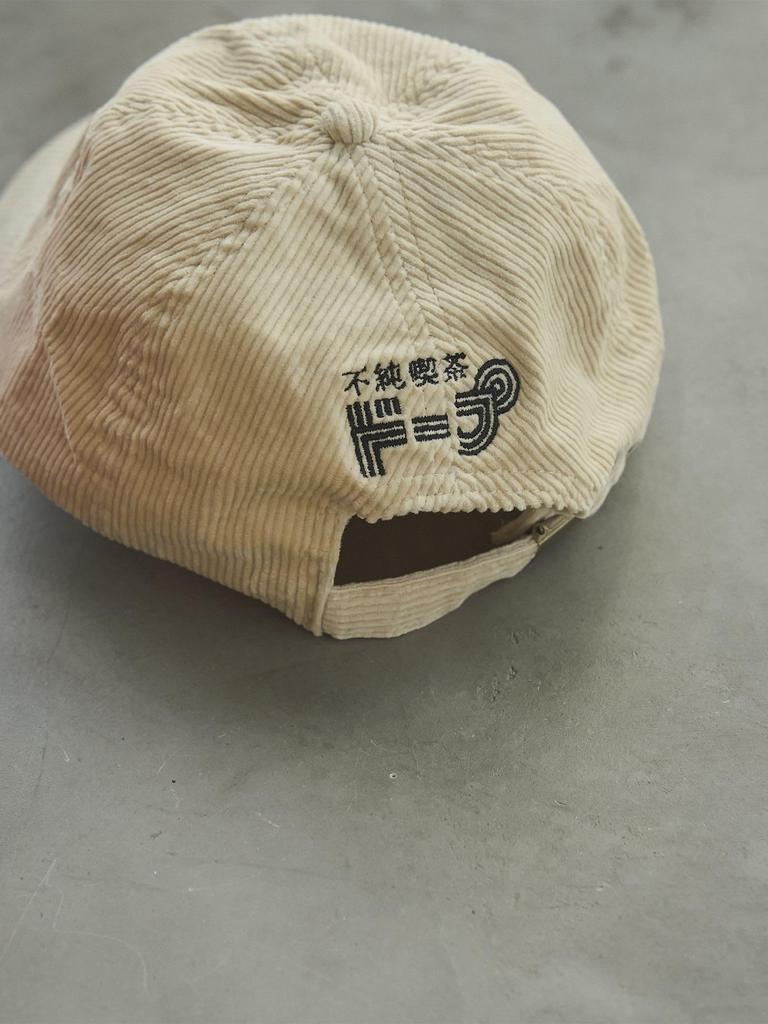 Cohen Fuju Kissa Dope Custom Corduroy Cap 76856460111 2100 NATURAL (21) FREE