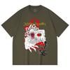 230 Gsm 100% Cotton Jujutsu Kaisen V64 Rika Print Unisex Heavy Cotton T Shirt