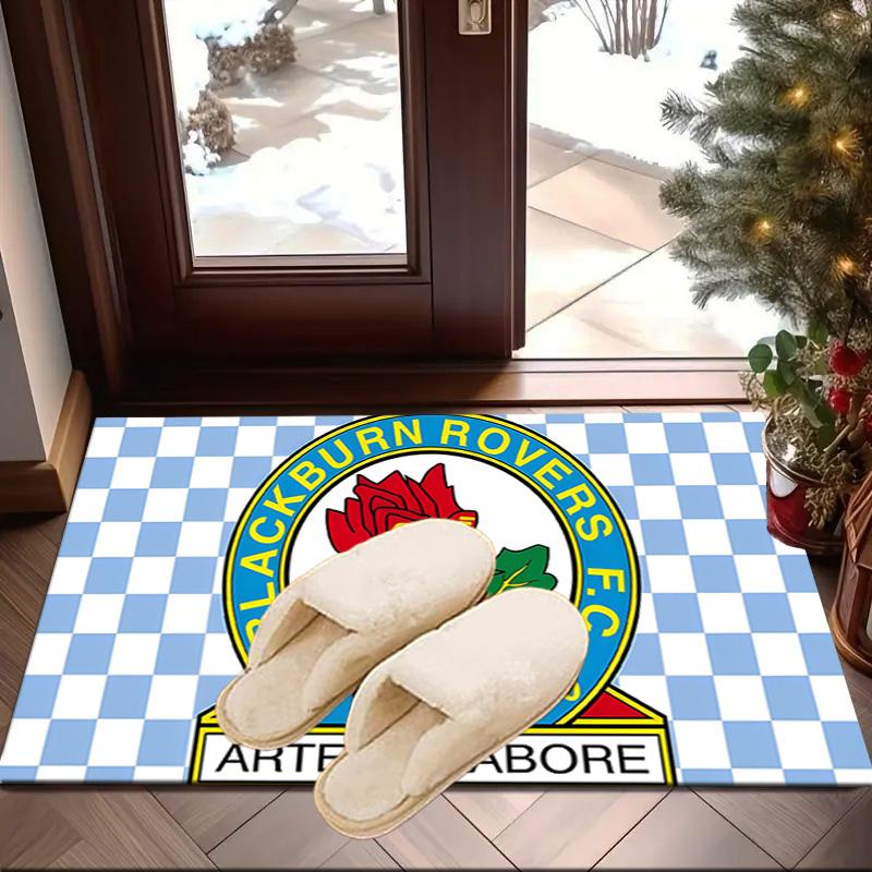 Blackburn Rovers Area Rug for Office, Chair Rug, Decorative Carpet Livingroom Mat, Large Size Fan gifts Christmas gifts