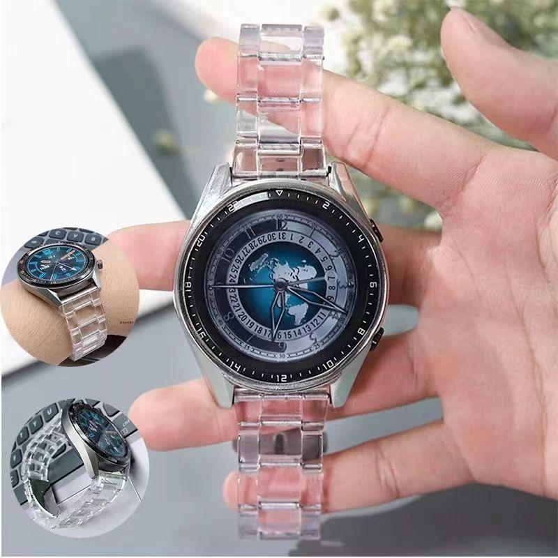 Transparent Glacier Strap For Samsung Galaxy Watch 4/5/pro 44mm/40mm/classic 46mm/42mm/3/Active 2 Bracelet 20mm 22 Watch