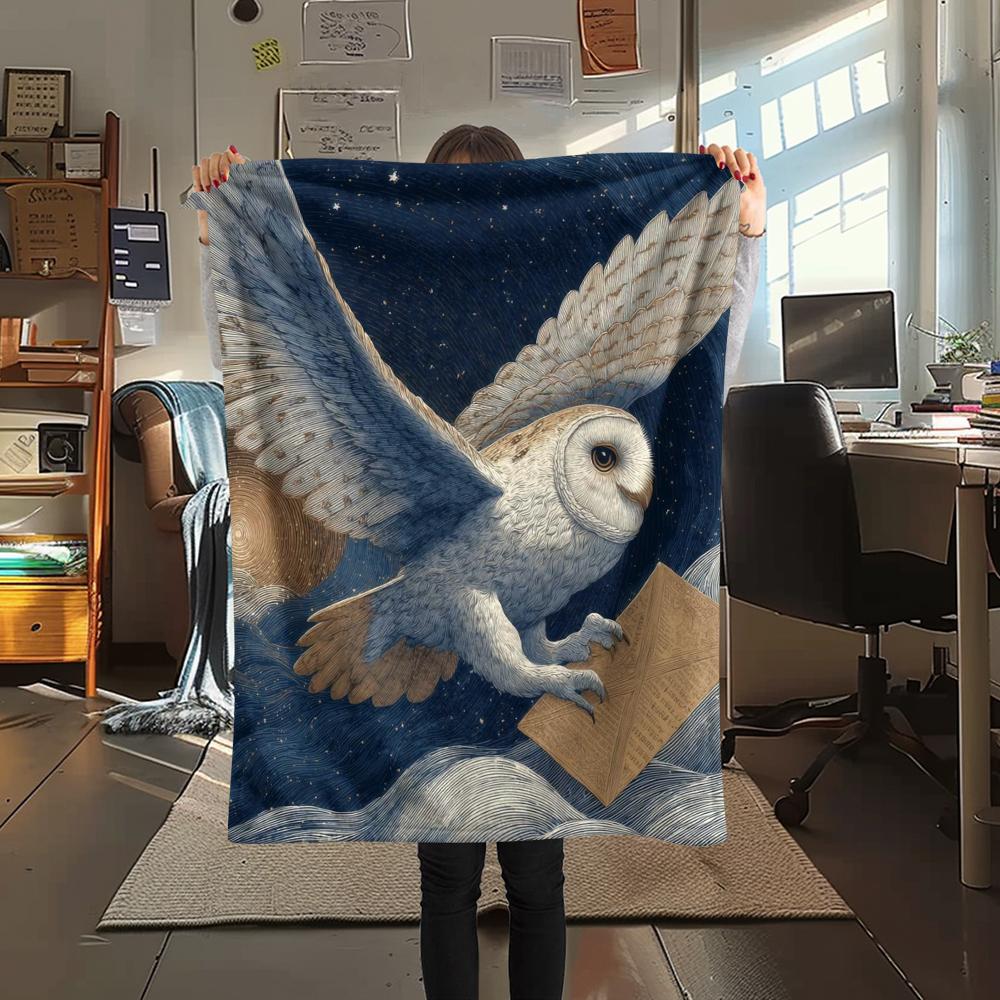 1 Peça Manta de Flanela com Estampa de Desenho Animado, Alta Qualidade Confortável para Todas as Estações, Decoração de Casa, Calor e Conforto, Perfeita para Presente de Natal Aniversário