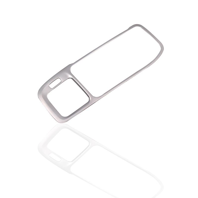 Console navigation frame decoration cover trim Stainless steel strip interior molding sequ 3D sticker for Volvo S60 V60