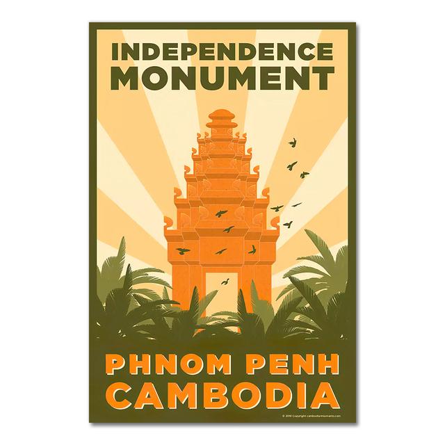 

Юго-Восточная Азия Камбоджа Ангкор-Ват кхмерские путешествия холст картины старинные настенные крафт-плакаты с покрытием наклейки на стену домашний декор подарок без рамки 21*30cm