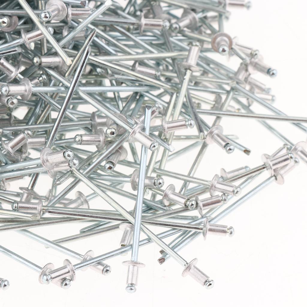 Aluminum Blow Rivets Core Pulling Rivet Screw Assortment Kit for Rivet Pliers Blind Rivets and DIY Tasks
