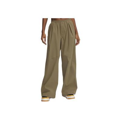 Loose Breathable Woven Mid-Rise Casual Pants Women Pants Brown 6000276-251