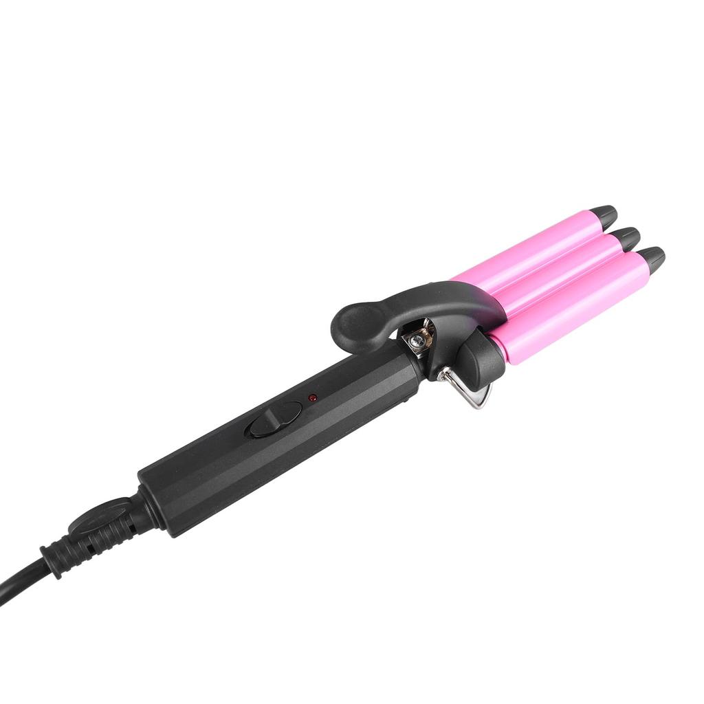 Waver Curling Iron Mini Portable 3 Barrel Hair Crimper Wand for Beauty Salon