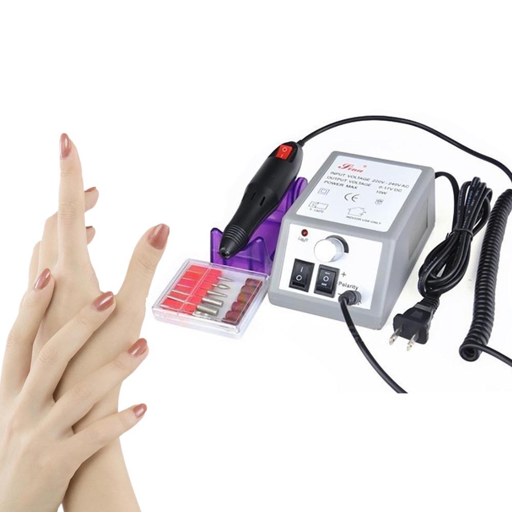 Electric Nail Art Drill Machine Salon Manicure Nail File Sanding Bands Equipment Home DIY Tools