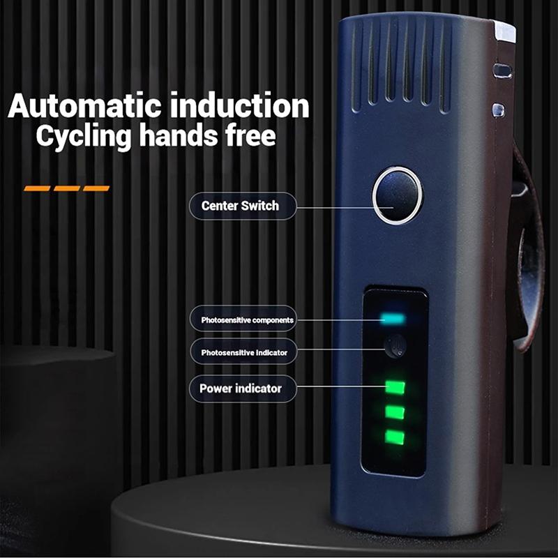 Set Lumini Bicicletă, LED Puternic Reîncărcabil USB, Lumină Ciclism Șosea și Munte, Călătorie Nocturnă, Impermeabil