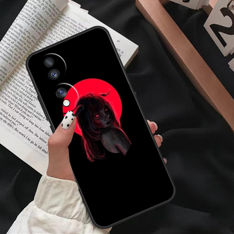Aesthetic Devil Woman Bad Girl For Honor Magic 8 Pro 7 5 6 Lite Case For Honor 400 200 70 50 X8c X8b X9a X9b X9c X9d Win RT