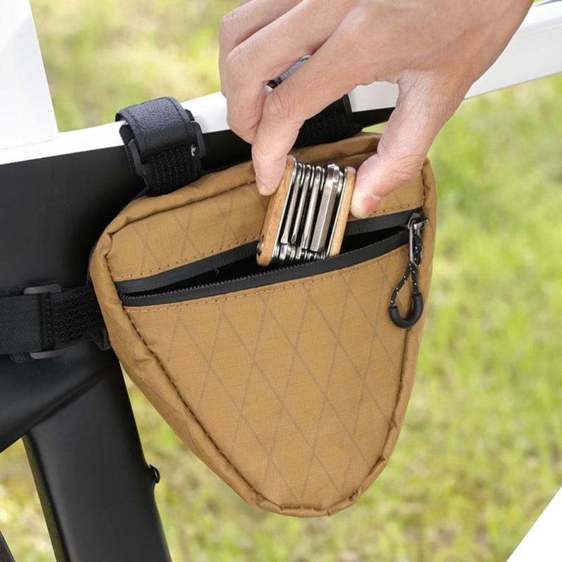 Fahrräder Vordertasche Fahrrad Vordersatteltasche Fahrräder Vordere Oberrohrtaschen Dreieckige Aufbewahrungstasche für Mountainbike
