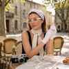 1950S Costume Accessories 50S Scarf,Cats Eye Glasses,Headband,Dot Earrings Halloween Cosplay Costumes